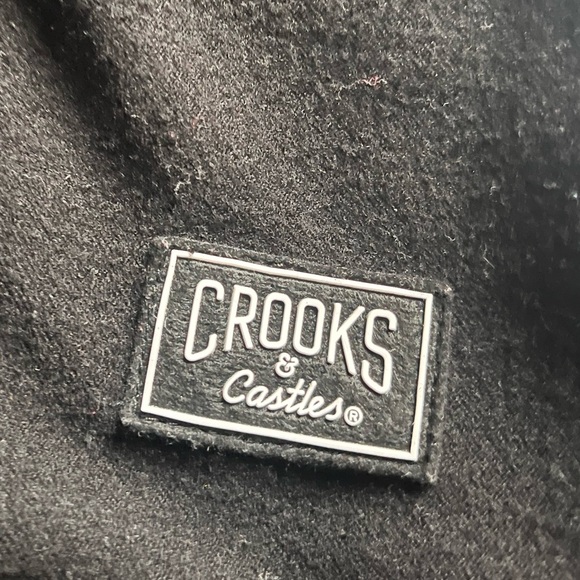 Crooks & Castles - Felted Baseball Button Up - Size Men’s SM - Picture 4 of 8